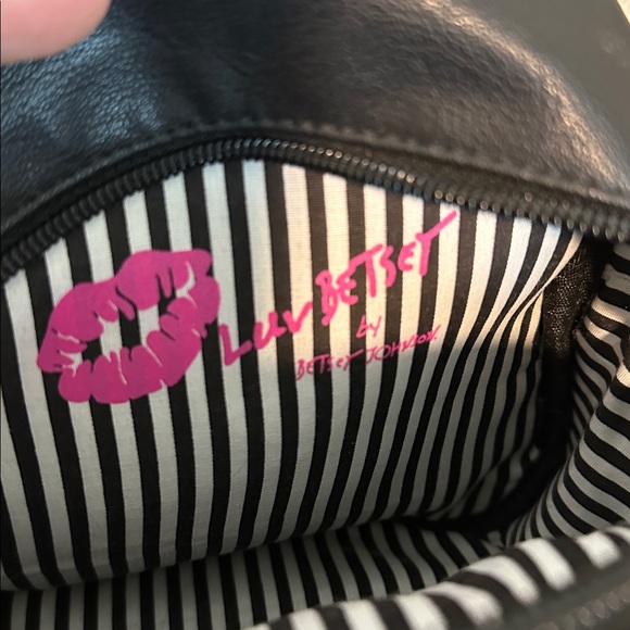 Betsey Johnson Black Sequin mini bag/purse- like new - Picture 4 of 8